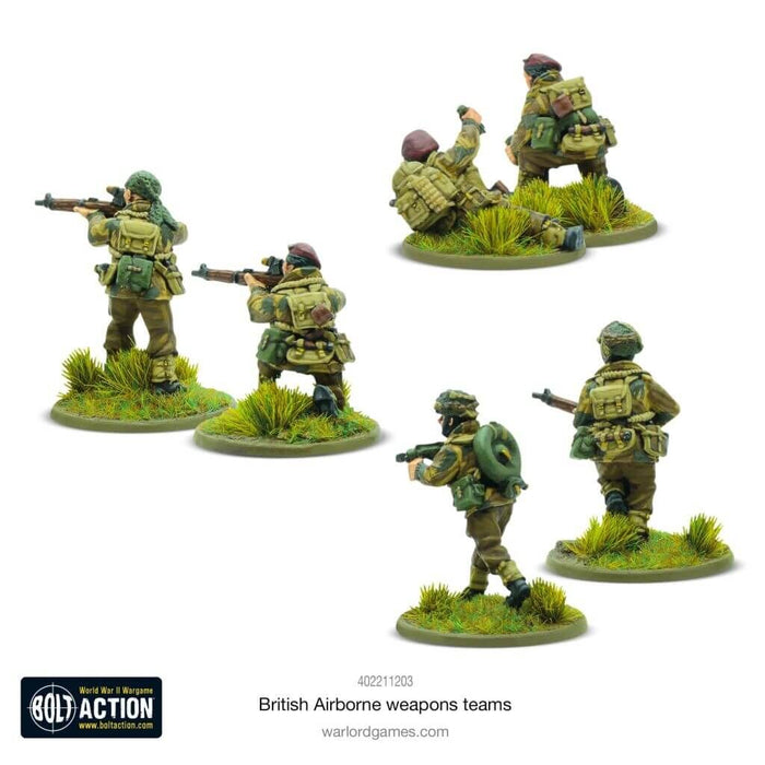 Bolt Action British Airborne weapons teams New - Tistaminis