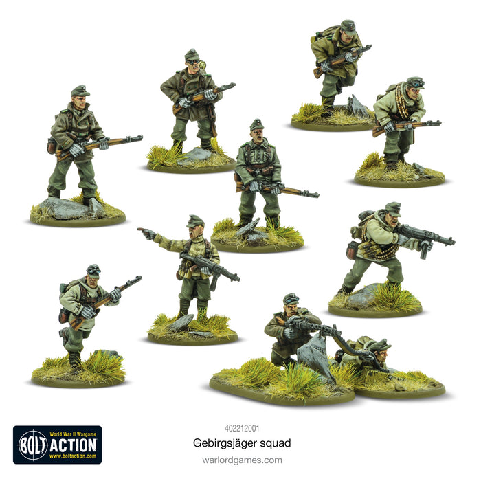 Bolt Action German Gebirgsjager Squad  New - 402212001