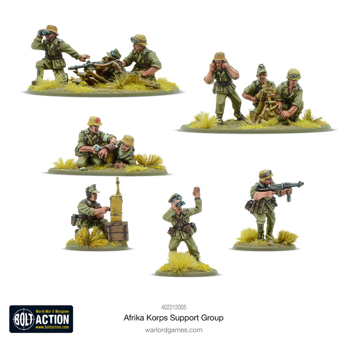 Bolt Action Afrika Korps Support Group New - Tistaminis