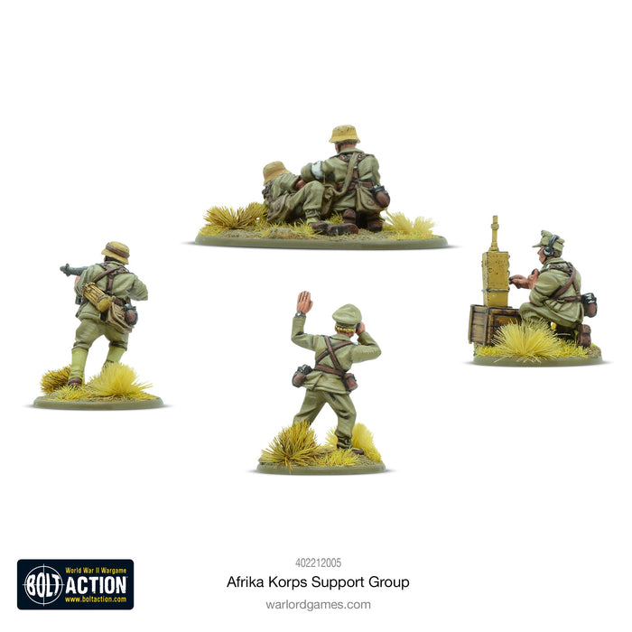 Bolt Action Afrika Korps Support Group New - Tistaminis