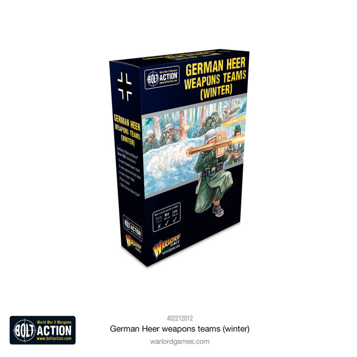 Bolt Action German Heer (Winter) weapons teams New - Tistaminis