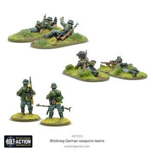 Bolt Action Blitzkrieg German Weapons Teams New - Tistaminis