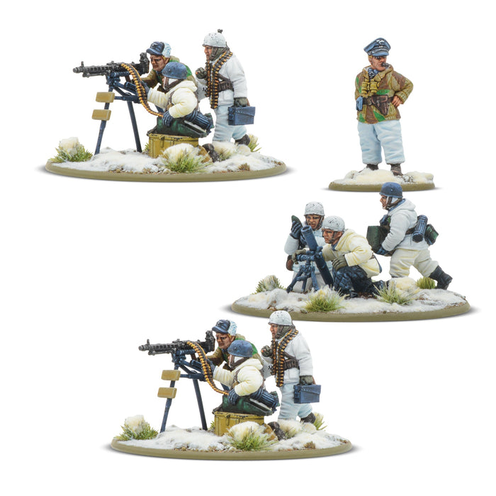 Bolt Action German Fallschirmjager (winter) Heavy Weapon Platoon Dec 1 Pre-Order