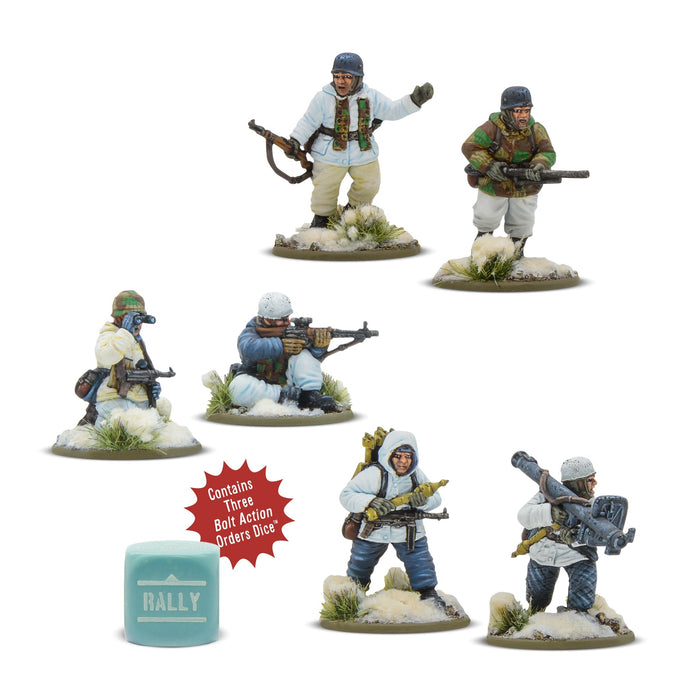 Bolt Action German Fallschirmjager (winter) weapons teams Dec 1 Pre-Order