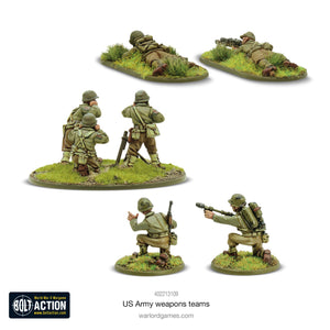 Bolt Action US Army Weapons Teams New