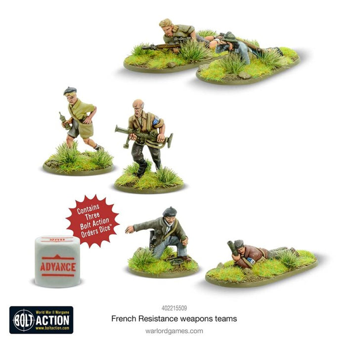 French Resistance weapons teams New - Tistaminis