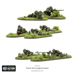 Bolt Action French Army Weapons Teams New - Tistaminis
