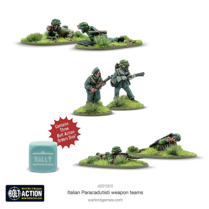 Bolt Action Italian Paracadutisti Weapons Team