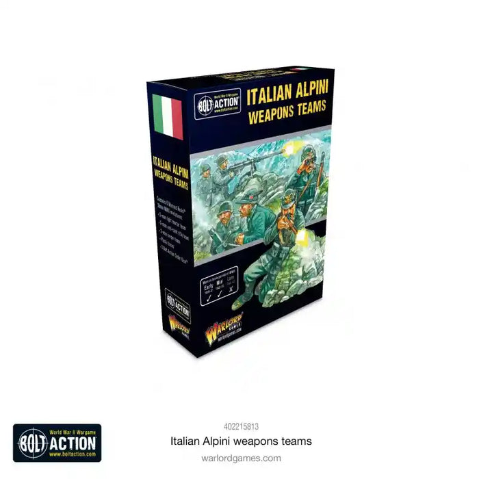 Bolt Action Italian Alpini weapons teams