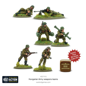 Bolt Action Hungarian Army weapons teams New - Tistaminis