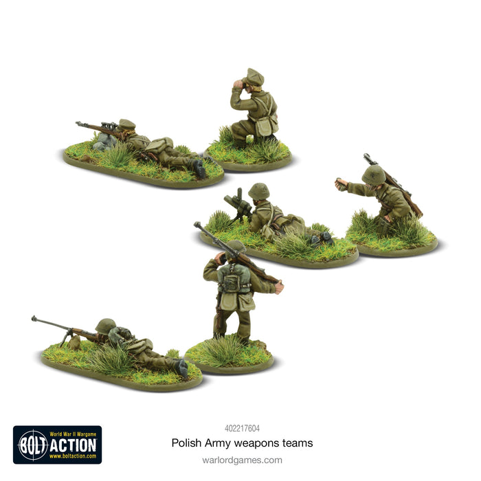 Bolt Action Polish Army weapons teams