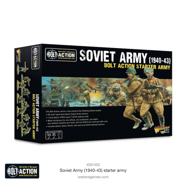 Bolt Action Soviet Army (1940-43) Bundle - Save $37