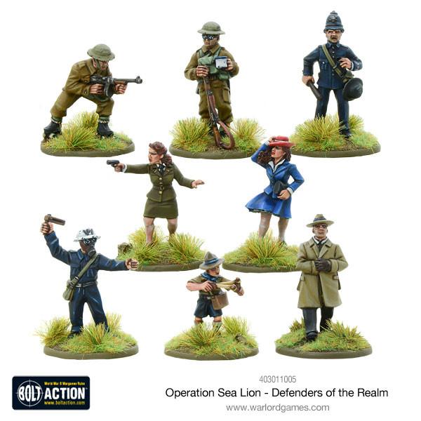 Bolt Action Operation Sea Lion - Defenders of the Realm New - Tistaminis
