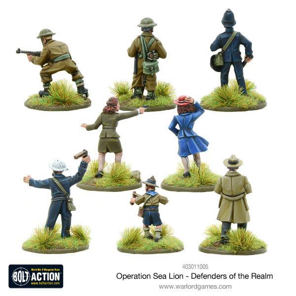 Bolt Action Operation Sea Lion - Defenders of the Realm New - Tistaminis