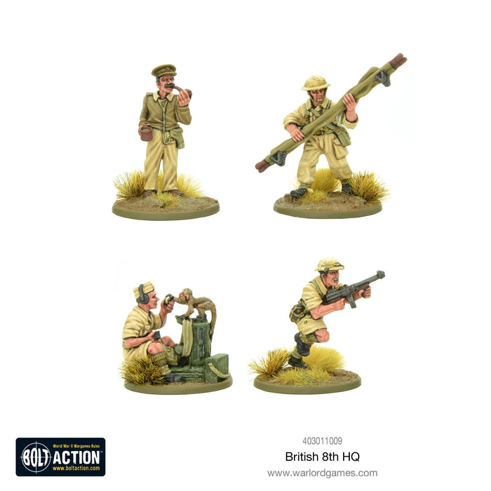 Bolt Action British 8th Army HQ New - Tistaminis