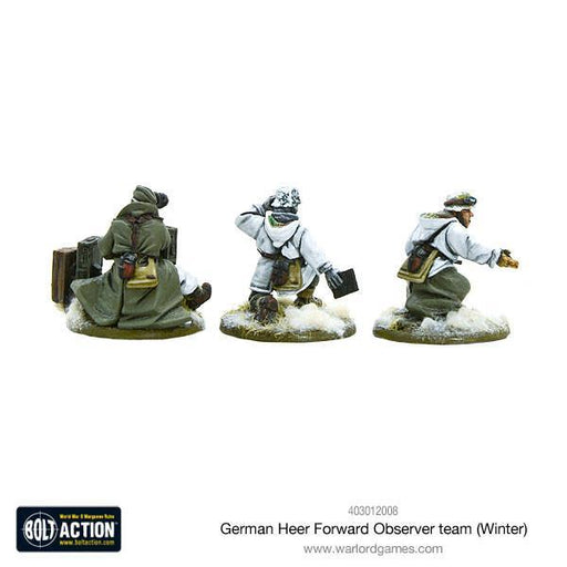 Bolt Action German Heer Forward Observer Team Winter New - Tistaminis