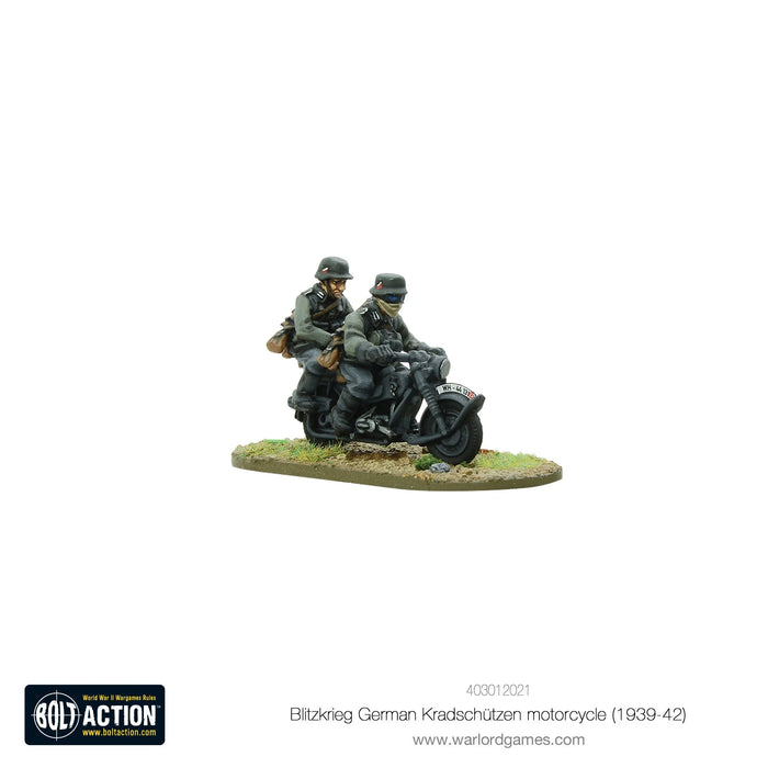 Bolt Action German Blitzkrieg German Kradschützen Motorcycle (1939-1942) New - Tistaminis