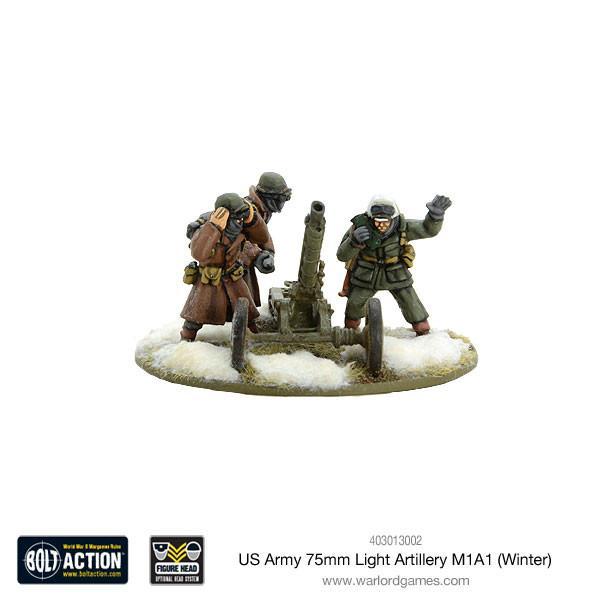 Bolt Action US Army 75mm Light Artillery M1A1 Winter New - Tistaminis