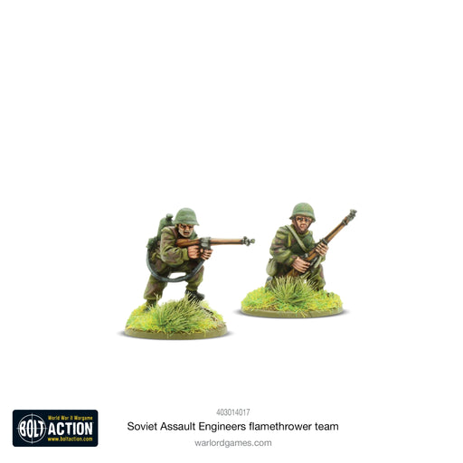 Bolt Action Soviet Assault Engineers flamethrower team New - Tistaminis