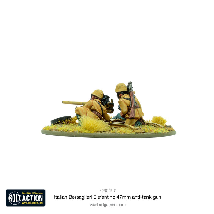 Bolt Action	Italian Bersaglieri Elefantino 47mm anti-tank gun New - Tistaminis