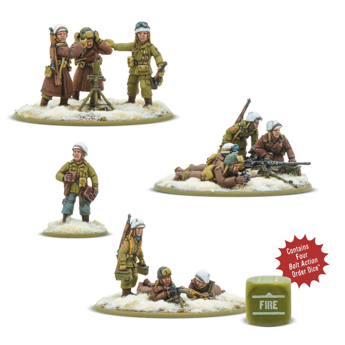 Bolt Action US Airborne (Winter) Heavy Weapons Platoon January 2025 Pre-Order