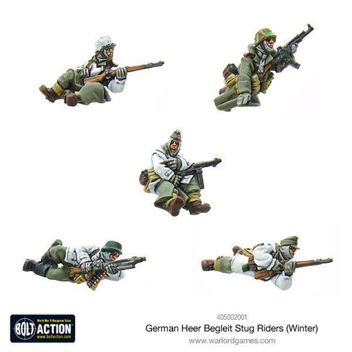 Bolt Action German Heer Begleit Stug riders (Winter) New - Tistaminis