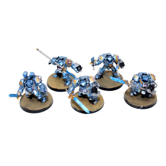 Warhammer Grey Knights Terminator Squad Well Painted A36