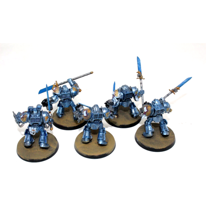 Warhammer Grey Knights Terminator Squad Well Painted A36