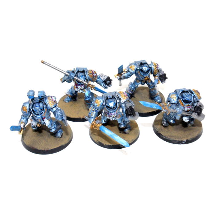 Warhammer Grey Knights Terminator Squad Well Painted A36