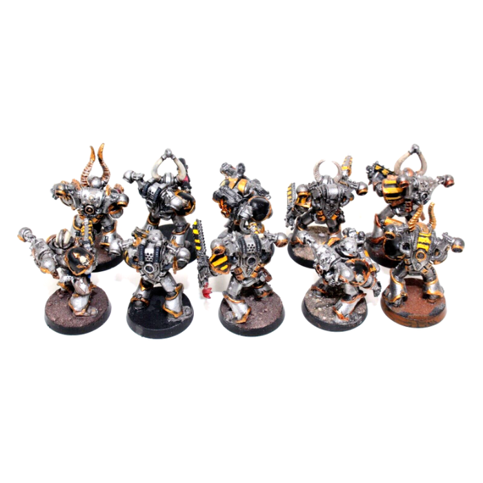 Warhammer Chaos Space Marines Tactical Marines Well Painted A7 - Tistaminis