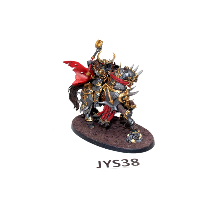 Warhammer Warriors of Chaos Slaves to Darkness Chaos Lord on Daemonic Mount Well Painted JYS38