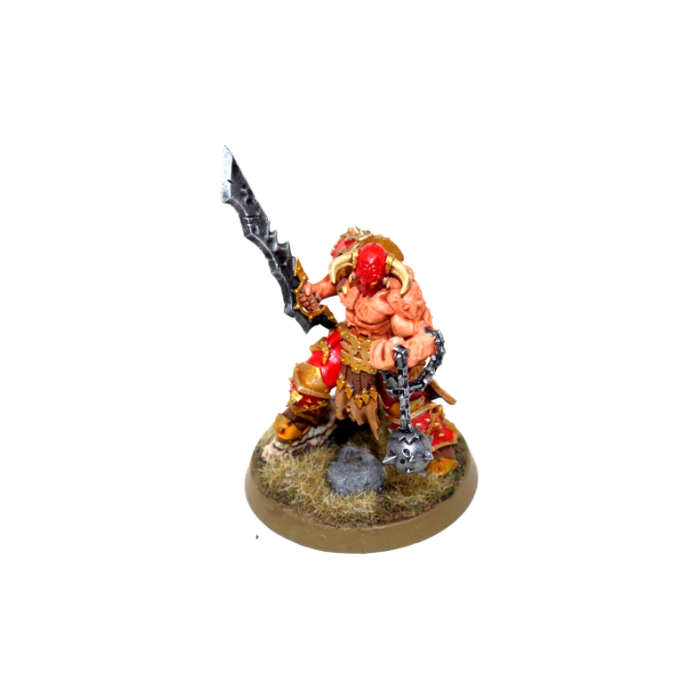 Warhammer Warriors of Chaos Blades of Khorne Slaughter Priest Well Painted JYS54