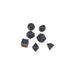 Metal Dungeons and Dragons Dice - Atlantis Blue - Tistaminis