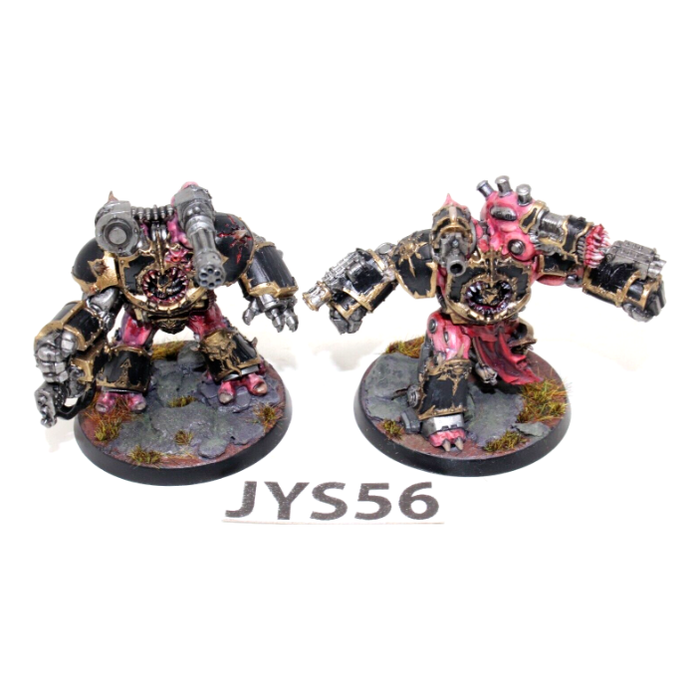 Warhammer Chaos Space Marines Obliterators Well Painted JYS56