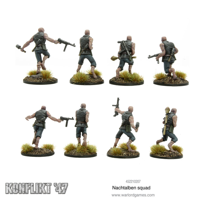 Bolt Action: Konflikt '47 - German Nachtalben Squad New - Tistaminis