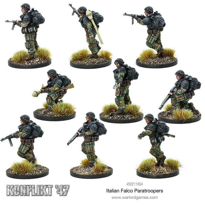 Bolt Action: Konflikt '47 - Italian Falco Paratroopers New - Tistaminis