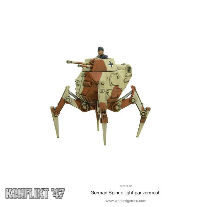 Bolt Action: Konflikt '47 - German Spinne Light Panzermech New - Tistaminis