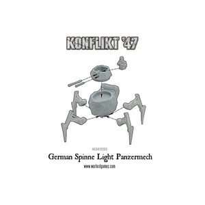 Bolt Action: Konflikt '47 - German Spinne Light Panzermech New - Tistaminis