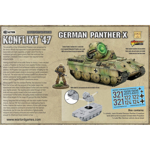 Bolt Action: Konflikt '47 - German Panther-X New - Tistaminis