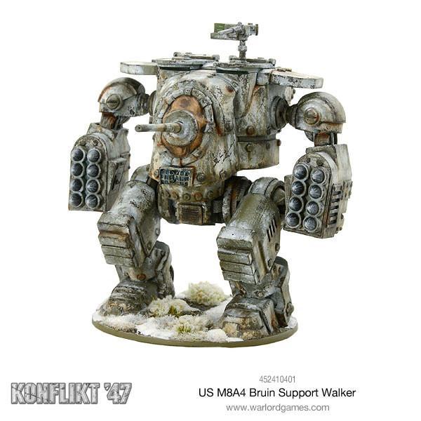 Bolt Action: Konflikt '47 - US Bruin Assault Walker New - Tistaminis