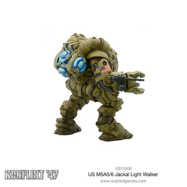 Bolt Action Konflikt '47: US M5A5/6 Jackal Light Walker New - Tistaminis