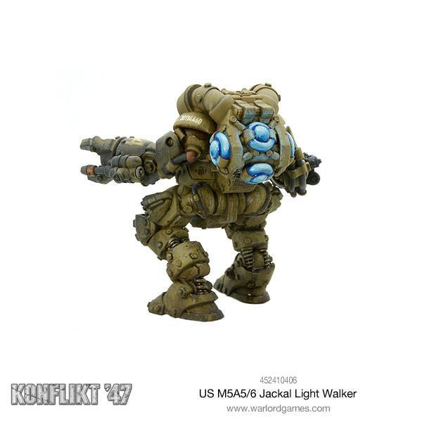 Bolt Action Konflikt '47: US M5A5/6 Jackal Light Walker New - Tistaminis