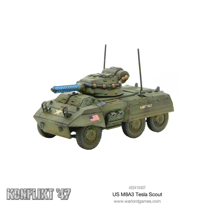 Bolt Action: Konflikt '47 - US M8A3 Tesla Scout New - Tistaminis