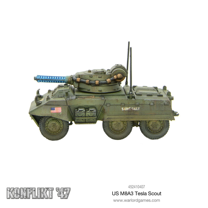 Bolt Action: Konflikt '47 - US M8A3 Tesla Scout New - Tistaminis