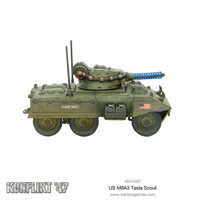 Bolt Action: Konflikt '47 - US M8A3 Tesla Scout New - Tistaminis