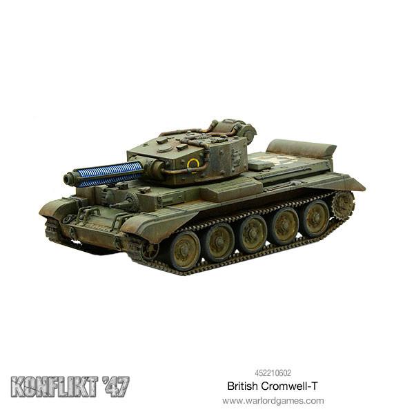 Bolt Action: Konflikt '47 - British Cromwell with Tesla Cannon New - Tistaminis