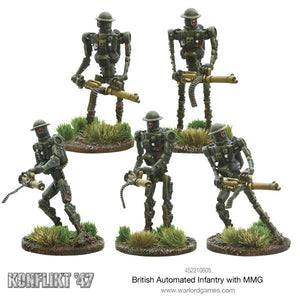 Bolt Action: Konflikt '47 - British Automated Infantry with MMG New