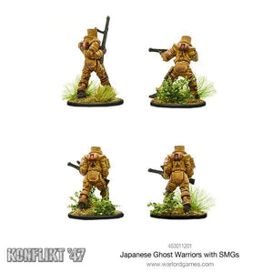 Bolt Action: Konflikt '47 - Japanese Ghost Warriors with SMG New - Tistaminis