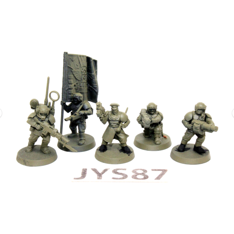 Warhammer Imperial Guard Cadian Command Squad JYS87 - Tistaminis