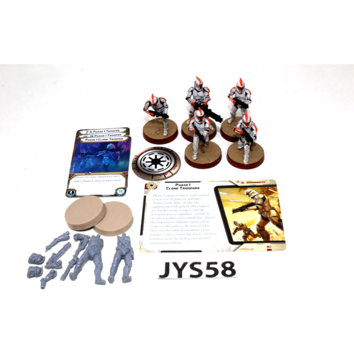 Star Wars Legion Republic Phase 1 Clone Troopers JYS58